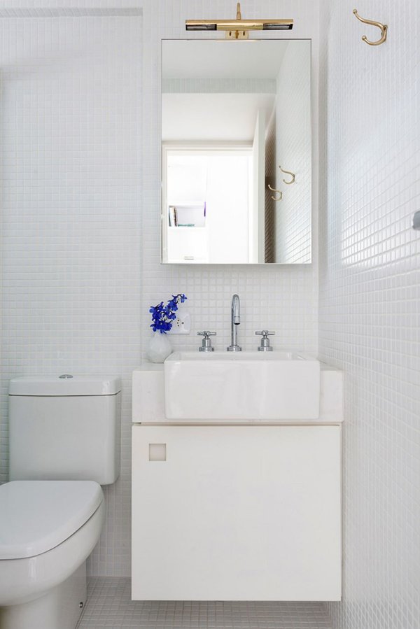 UltraSmall 30 Sqm Studio Apartment in Brazil Gets a Makeover in White