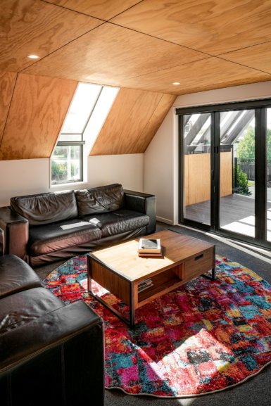 Gabled Building in Steel and Wood Houses Four Space-Savvy Single ...