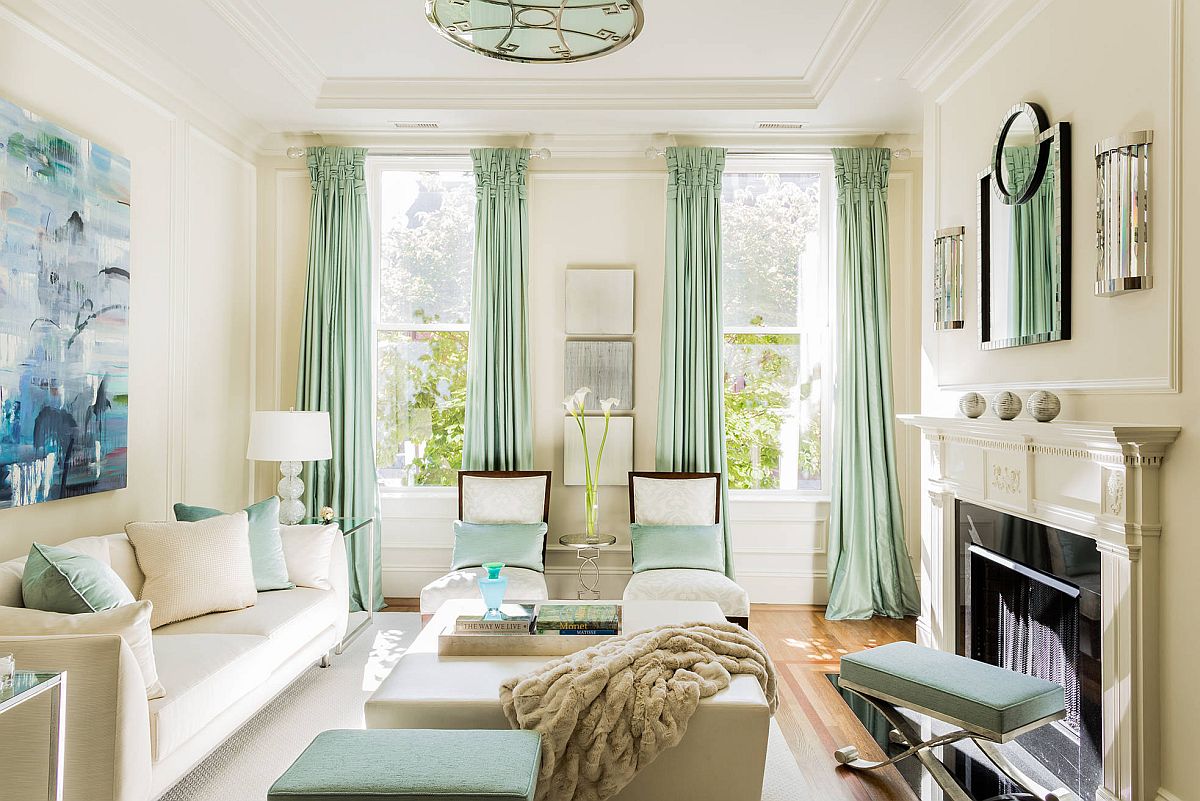 Drapes-bring-mint-green-to-this-spacious-living-room-in-neutral-colors-22593