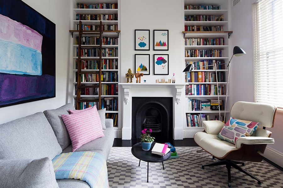 FInding a balance between space-savvy design and eclectic touches in the small living room