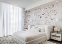 Monochromatic-bedroom-in-white-with-colorful-wallpaper-and-drapes-in-white-39797-217x155