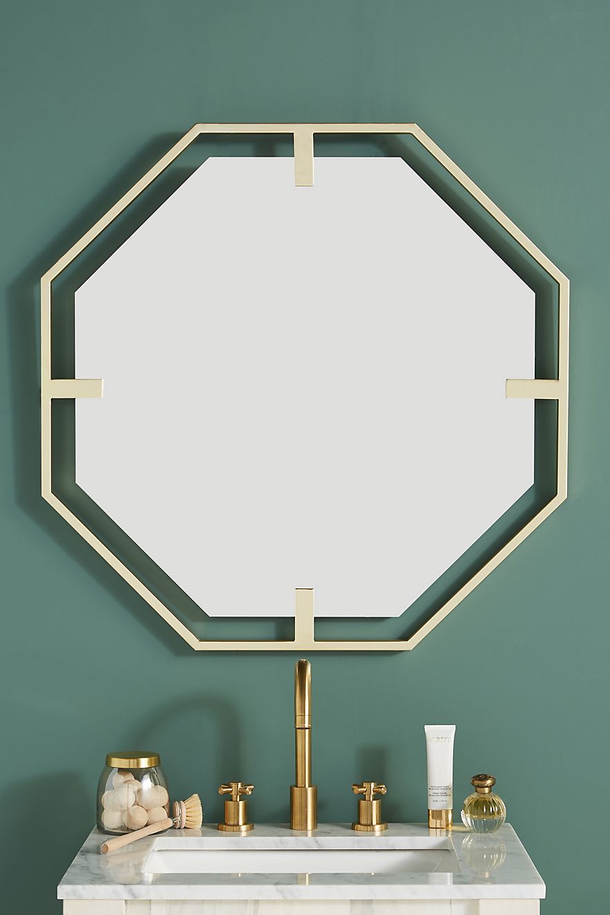 Octagonal-mirror-with-golden-trim-from-Anthropologie-12073