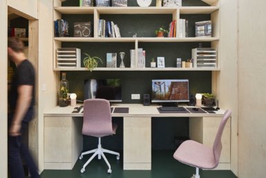 Space-Savvy Garden Studio and Office in London Charms with Adaptable Design