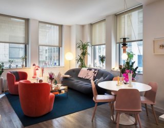 Downtown NYC Apartment Gets a Refreshing and Colorful Makeover