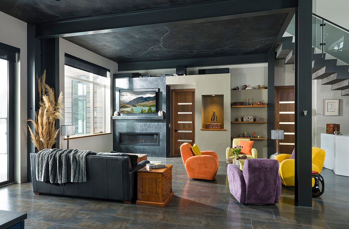 Use-the-ceiling-to-usher-in-a-bit-of-black-into-the-contemporary-living-room-16722