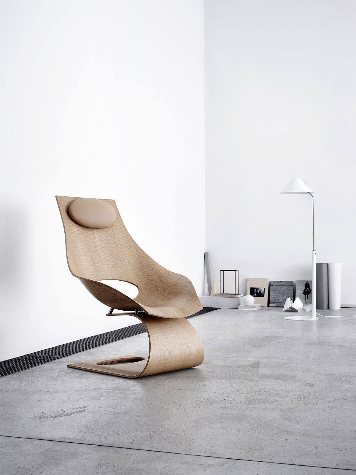 sculptural armchair