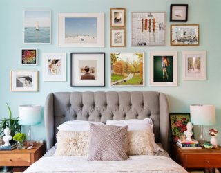 Gallery Wall for your Bedrooms: A Focal Point that is So Very Personal!