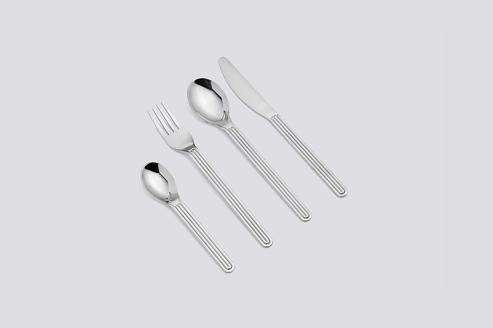 Stainless-steel-flatware-with-fluted-handles-by-Hay-13483