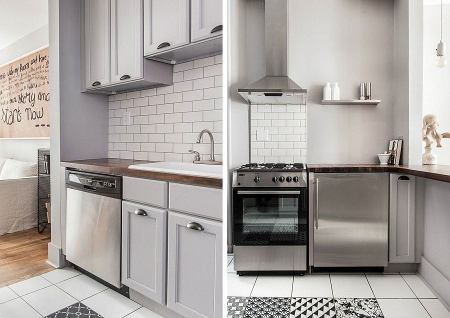 york apartment city kitchen project kitchens modern monochromatic rental tiles geometric homedezen creativity inspire refined