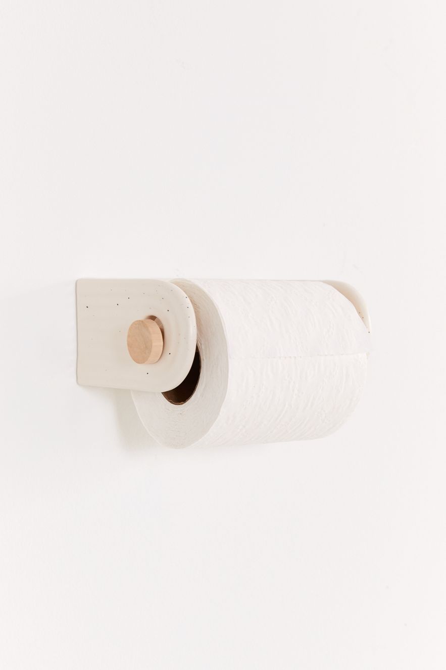 Exquisite® White Extra Toilet Paper Canister 