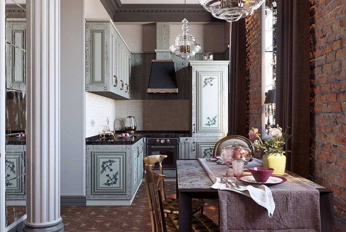 Exposed-brick-walls-bring-a-touch-of-edginess-to-this-unique-industrial-victorian-style-kitchen-58357