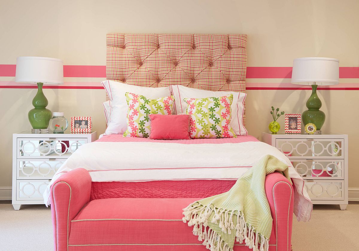 Fabulous-teen-girls-bedroom-with-neutral-backdrop-and-lovely-pops-of-pink-and-green-66892