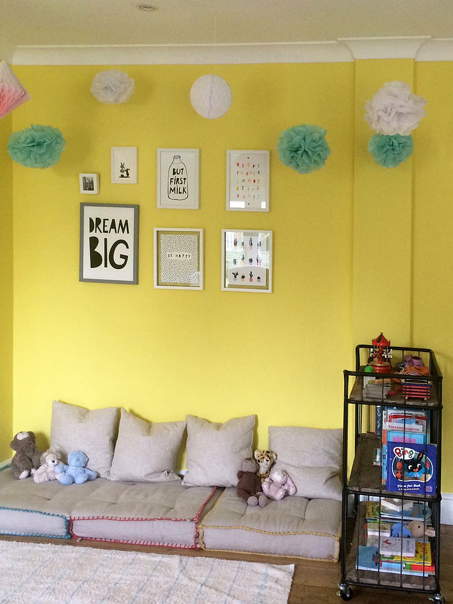 Finding a balance between casual and modern in the lovely yellow nursery