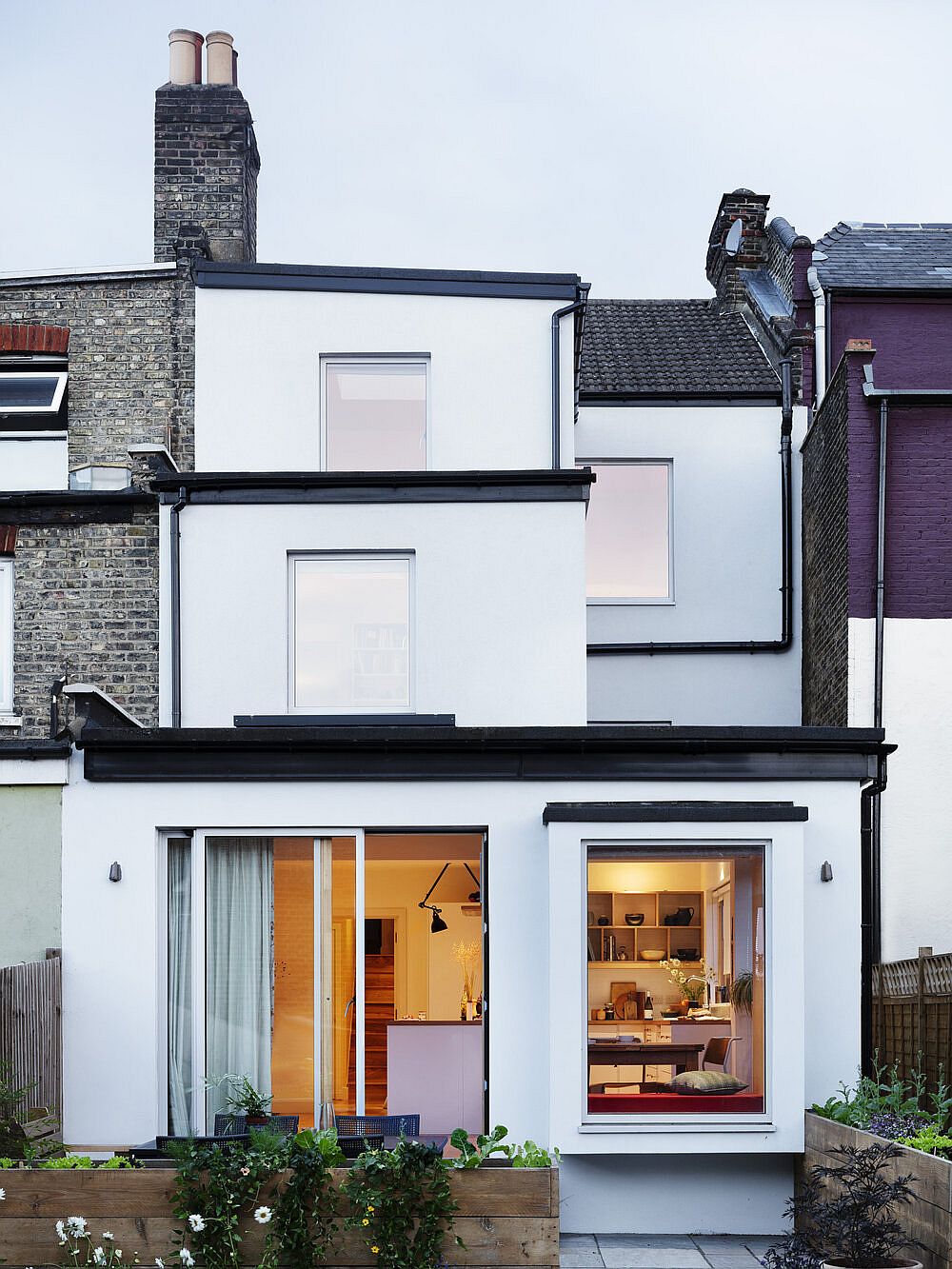 Gorgeous new extension and renovation of London home sees modern minimal aesthetics take over