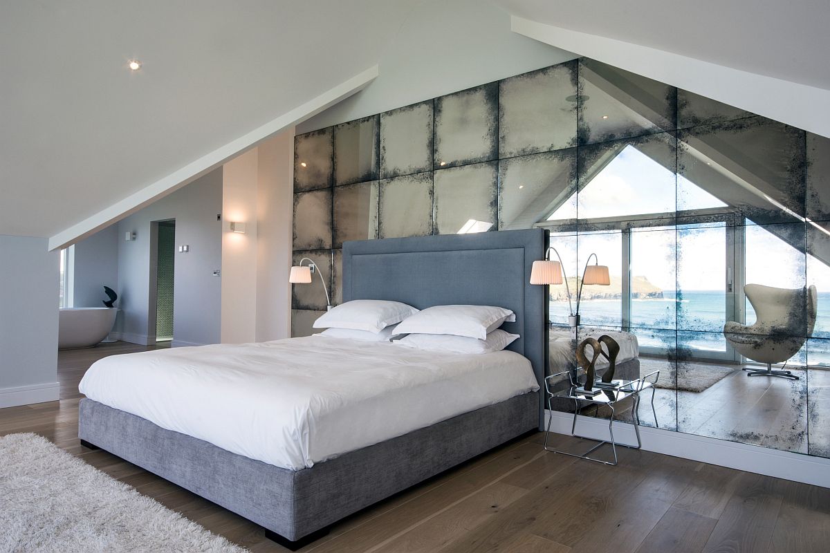 Bedrooms With Gray Accent Walls Modern And Adaptable