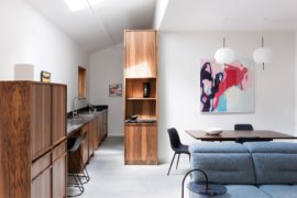 Green Landscape Inspires Custom Carpentry that Transforms this Family Home