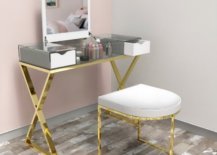 Metal-vanity-stool-with-a-curved-gold-toned-base-35863-217x155