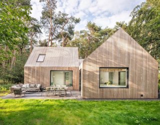 Villa Tonden: Modern Dutch Cabin in the Woods Brings Modernity to Classic Form