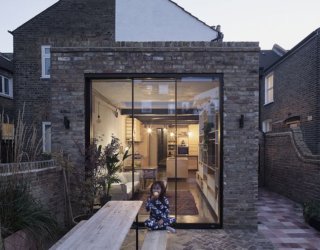 Space-Savvy Renovation of London Flat Blends Birch Plywood, Brick and Smart Design!