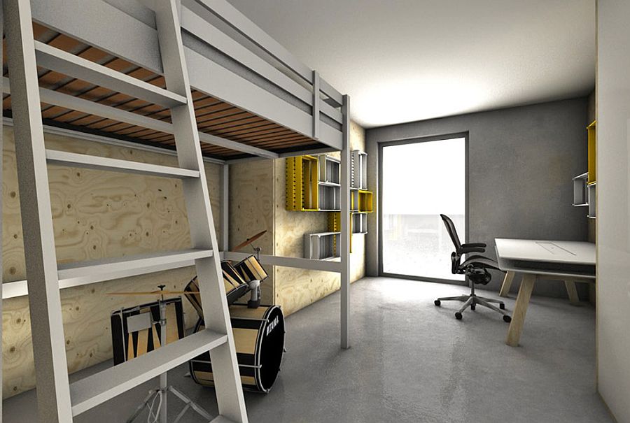 Modern-kids-bedroom-design-with-loft-bed-and-workstation-in-the-corner-65429