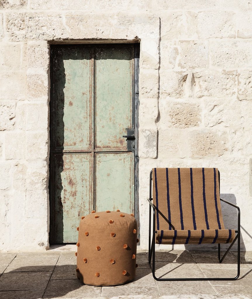 Textured ottoman from ferm LIVING