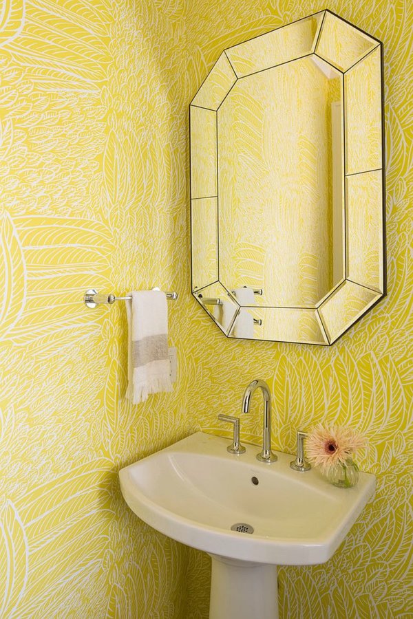 Going Bold 20 Contemporary Powder Rooms in 10 Spectacular Colors