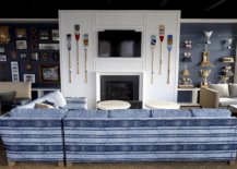 Decorating-the-space-around-the-fireplace-with-TV-paddles-and-memorabilia-33360-217x155