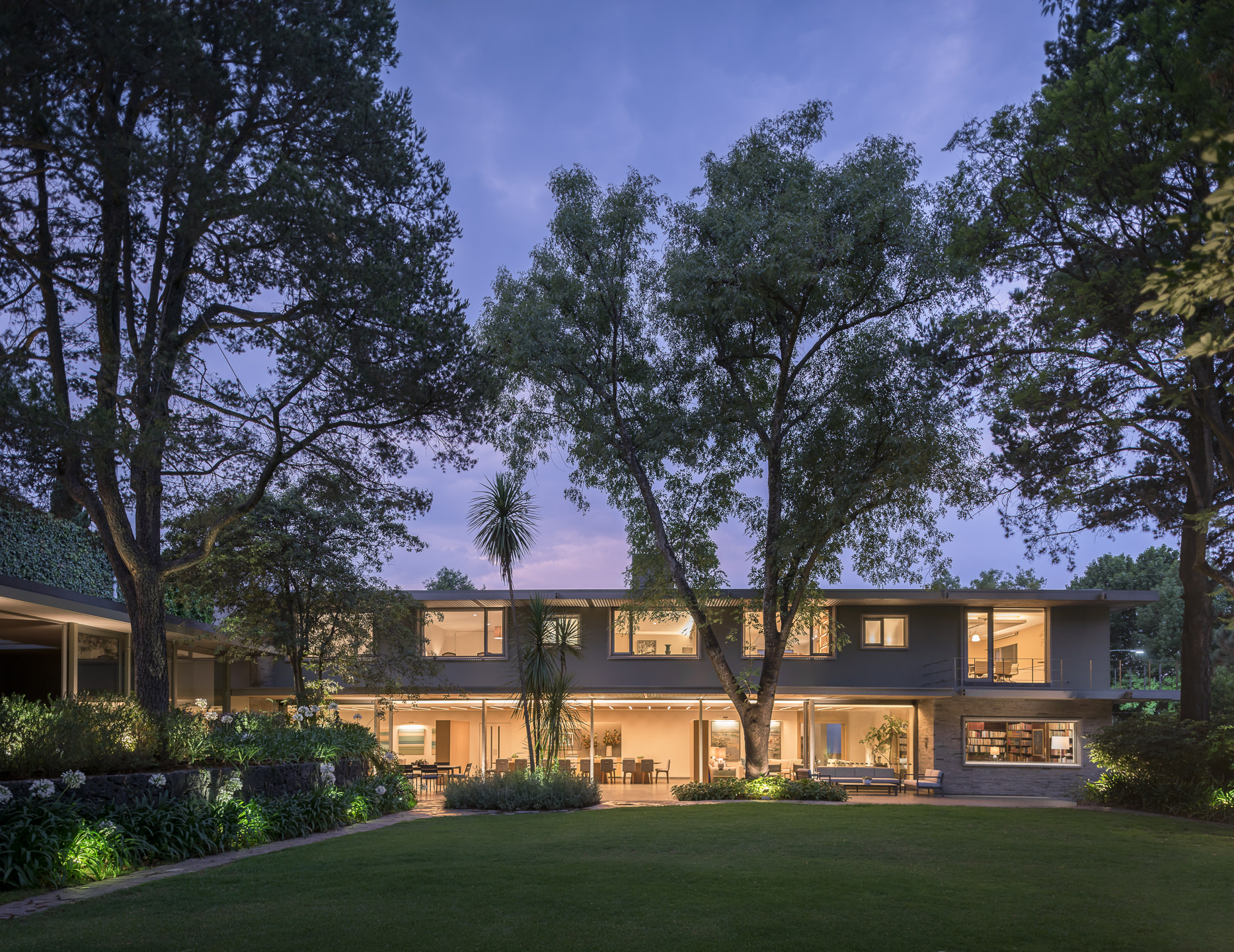 Expansive Mexican home turned into a lovely family gathering center thanks to modern makeover