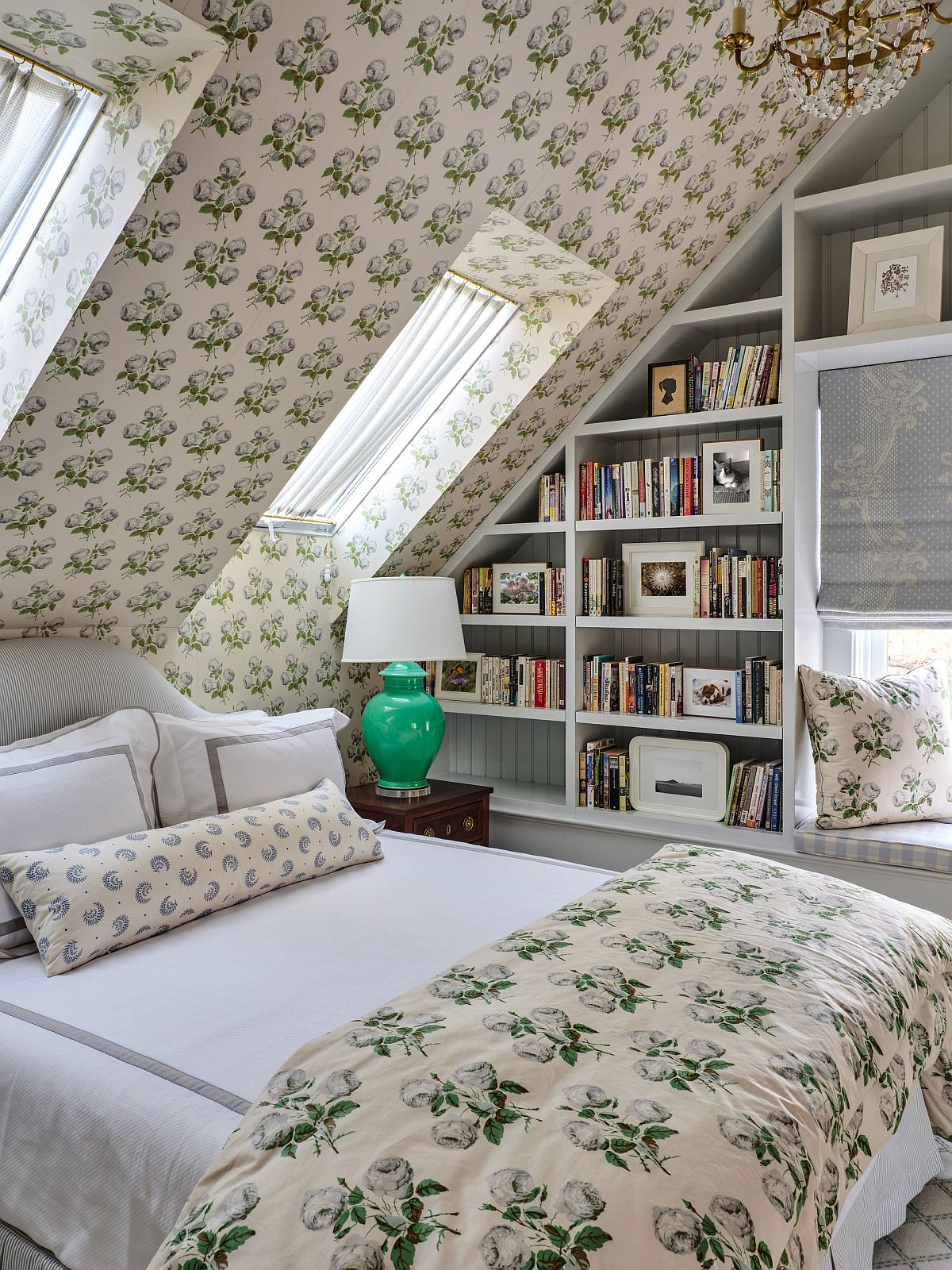 Find space for the tranquil reading nook in the tiniest of bedrooms