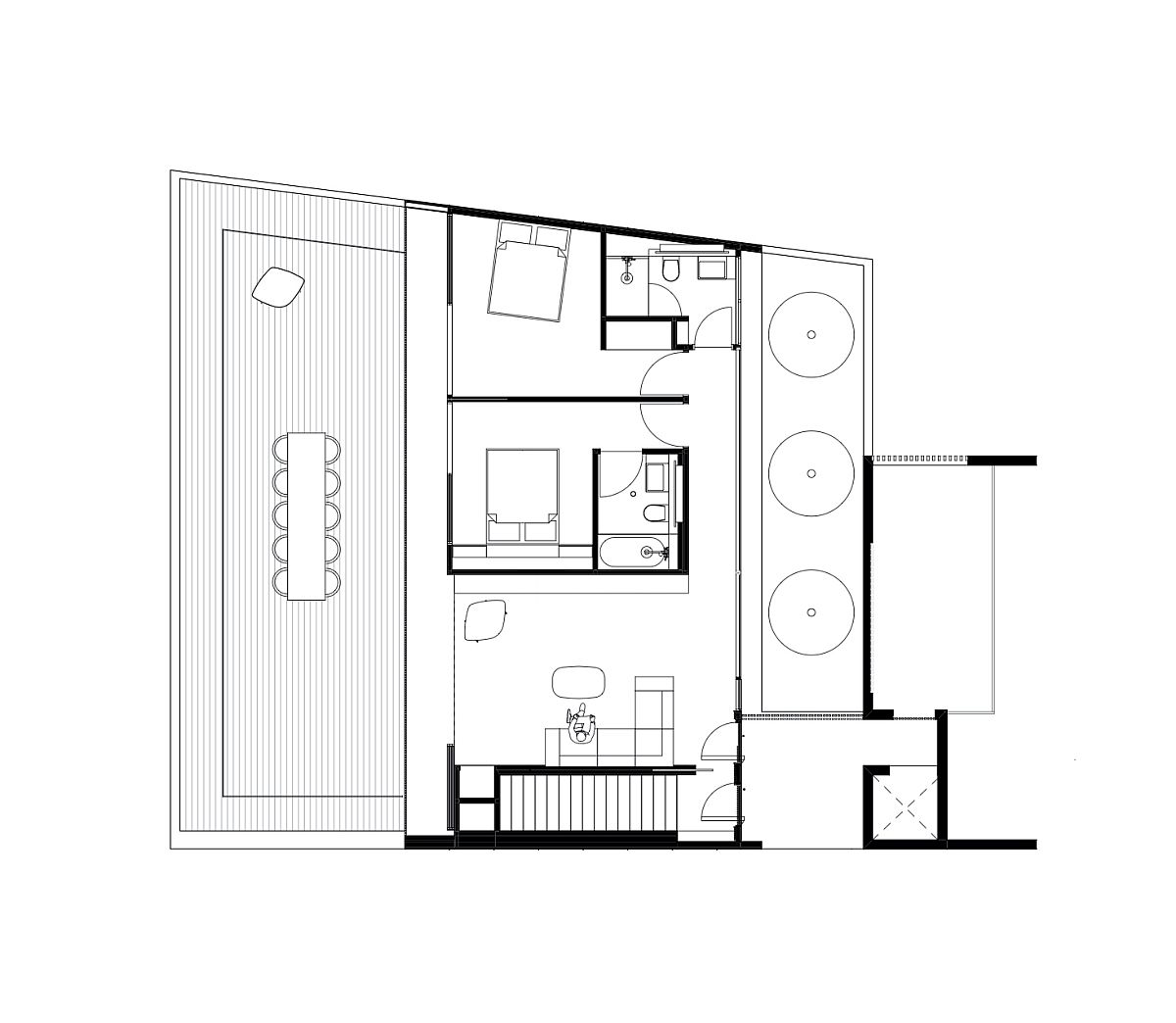 First-floor-plan-of-Church-Point-House-in-Sydney-28469