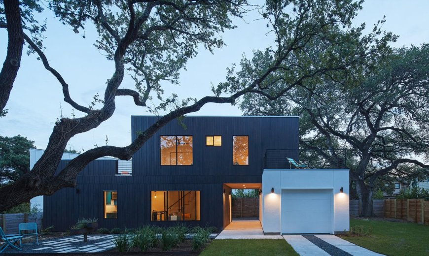 Modern Accessory Dwelling Unit in Austin with Smart Passive Cross-Ventilation