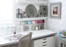 Wallpaper-brings-floral-pattern-to-this-small-crafts-room-in-white-with-clever-storage-ideas-41087-217x155