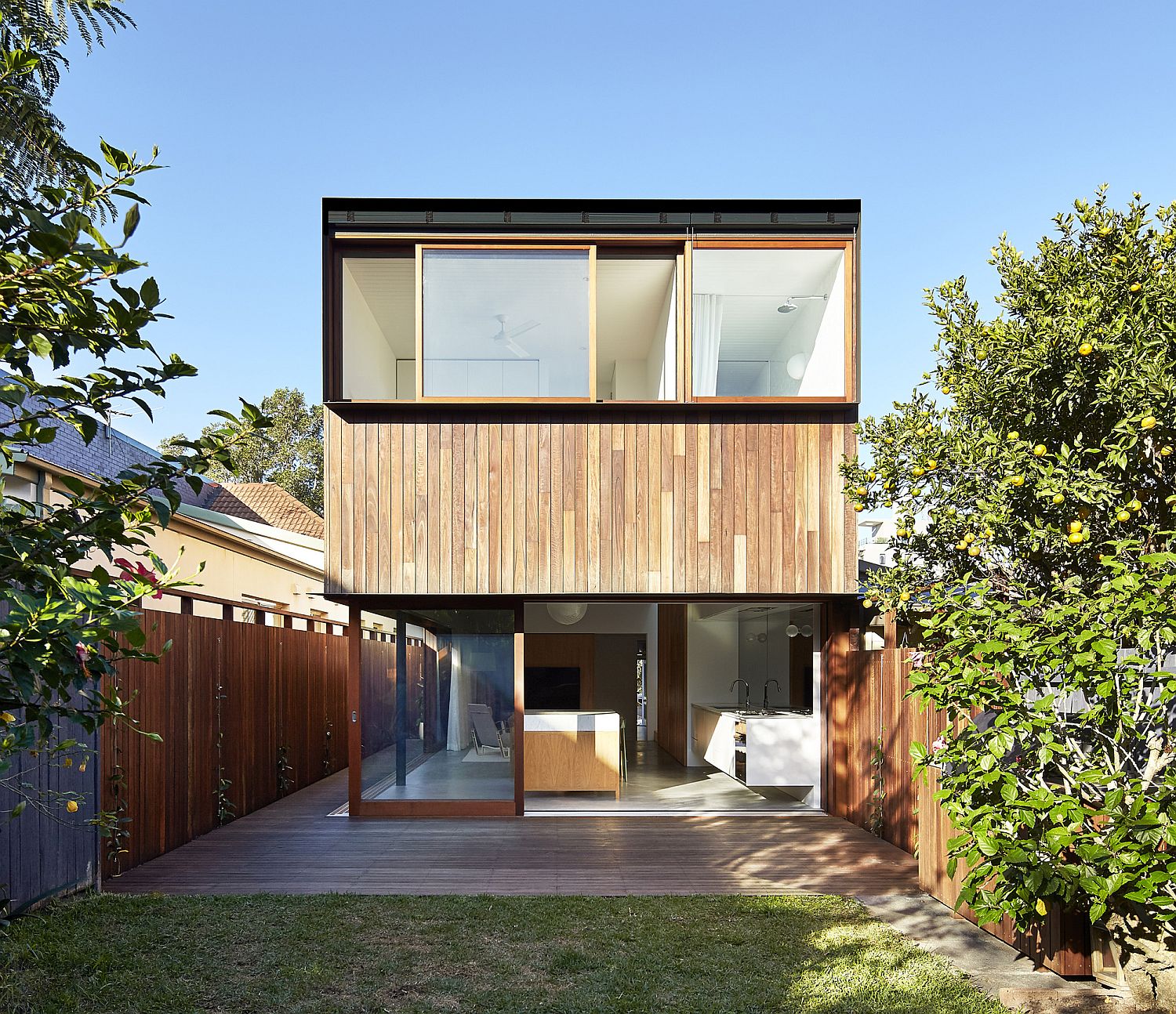 Box-styled rear extension designed by Archer Office in Sydney brings contemporary style to classic home