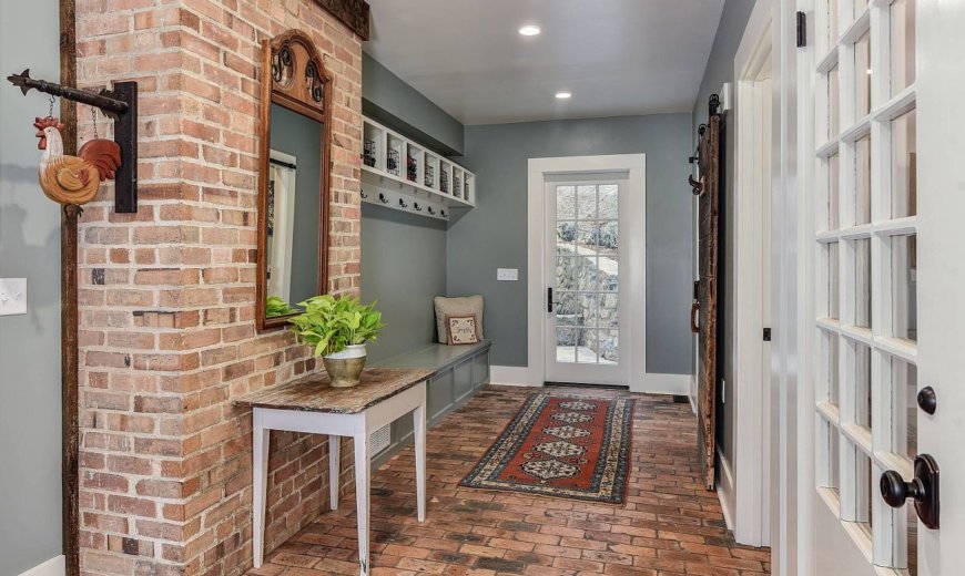 A Bit Of Brick For The Entryway From Beautiful Walls To Lasting Floors - How Much Does It Cost To Brick An Interior Wall