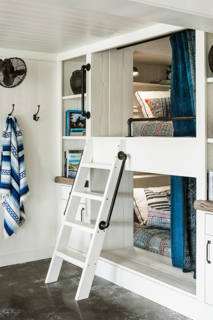 Playrooms and bunk beds are combined to create perfect space for kids