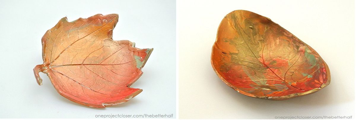 Simple DIY Clay Leaf Bowls that perfectly epitomize the spirit of fall