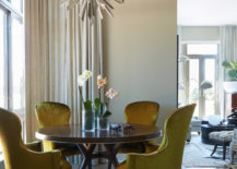 Small-contemporary-dining-room-of-NYC-condo-with-bright-yellow-green-chairs-that-add-an-air-of-luxury-16735-217x155