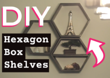 Decoist DIY: Hexagon Box Shelves