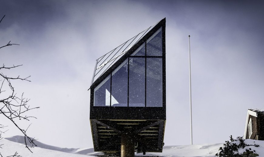 Diamond in the Mountains: Minimalism Meets Nordic Simplicity in Central Norway