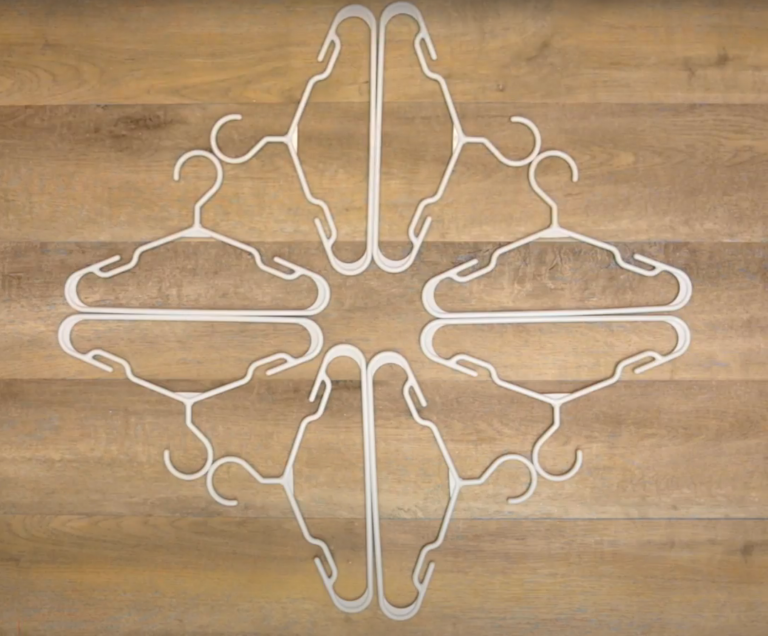Embrace The Holidays With A DIY Coat Hanger Snowflake Decoist