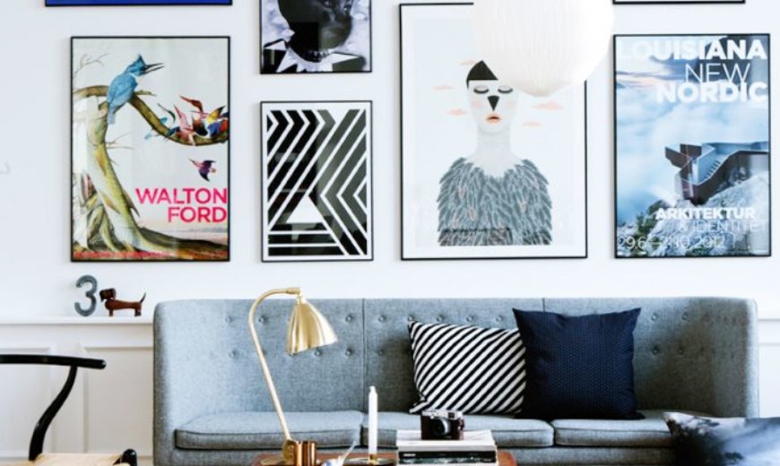 A Gallery Wall Layout Is The Way To Add Personality To Any Room