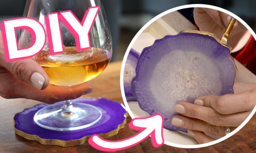 DIY Geode Resin Coasters Are The Perfect Gem To Add To Your Home