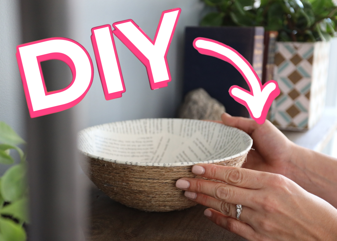 DIY Book Page Rope Bowl Is Perfect For Your Bookshelf Decoist