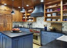 Blue-cabinets-and-island-couped-with-wooden-shelves-and-cabinets-in-the-functional-rustic-kitchen-75274-217x155