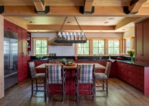 Brilliant-red-cabinets-in-wood-and-chairs-around-the-island-with-pattern-make-an-impact-in-this-kitchen-63878-217x155