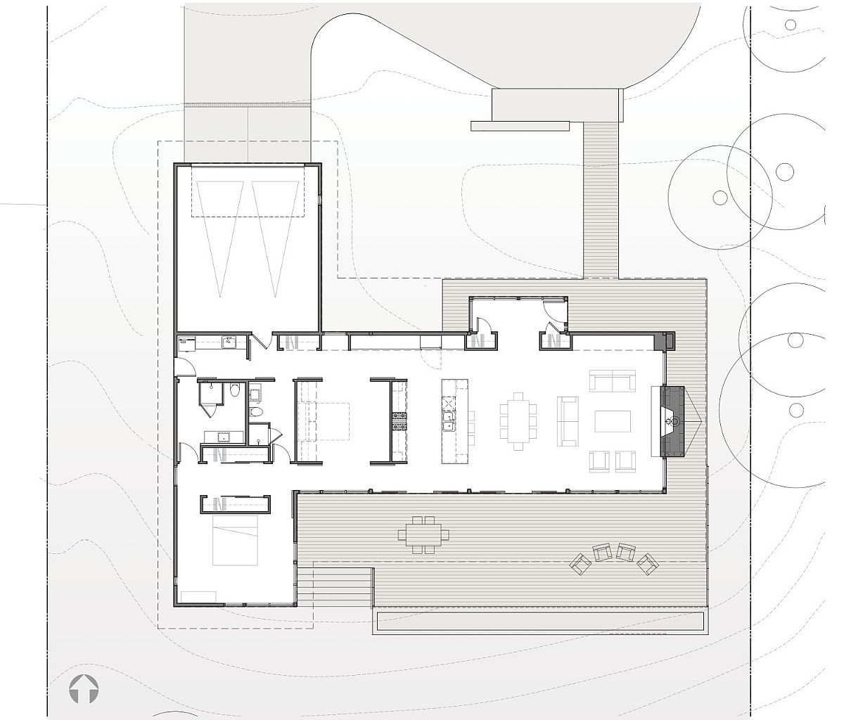 Design plan of Hotchkiss Residence in Vancouver