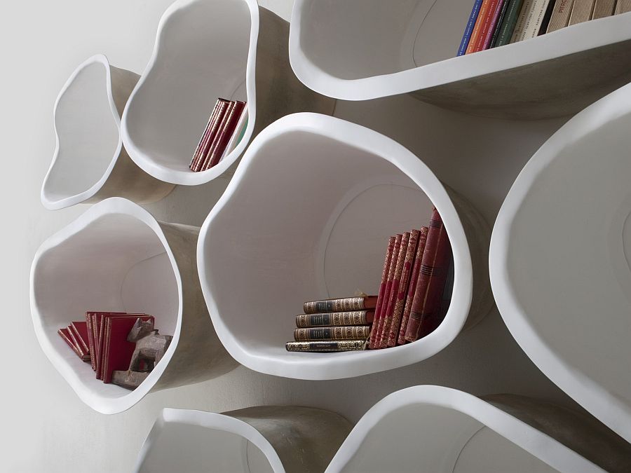 FAVO shelves add stylish pattern and abstract designs to the modern interior