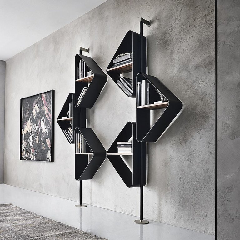 Abstract and Amazing: Geometric Shelves Create Stunning Modern Displays ...