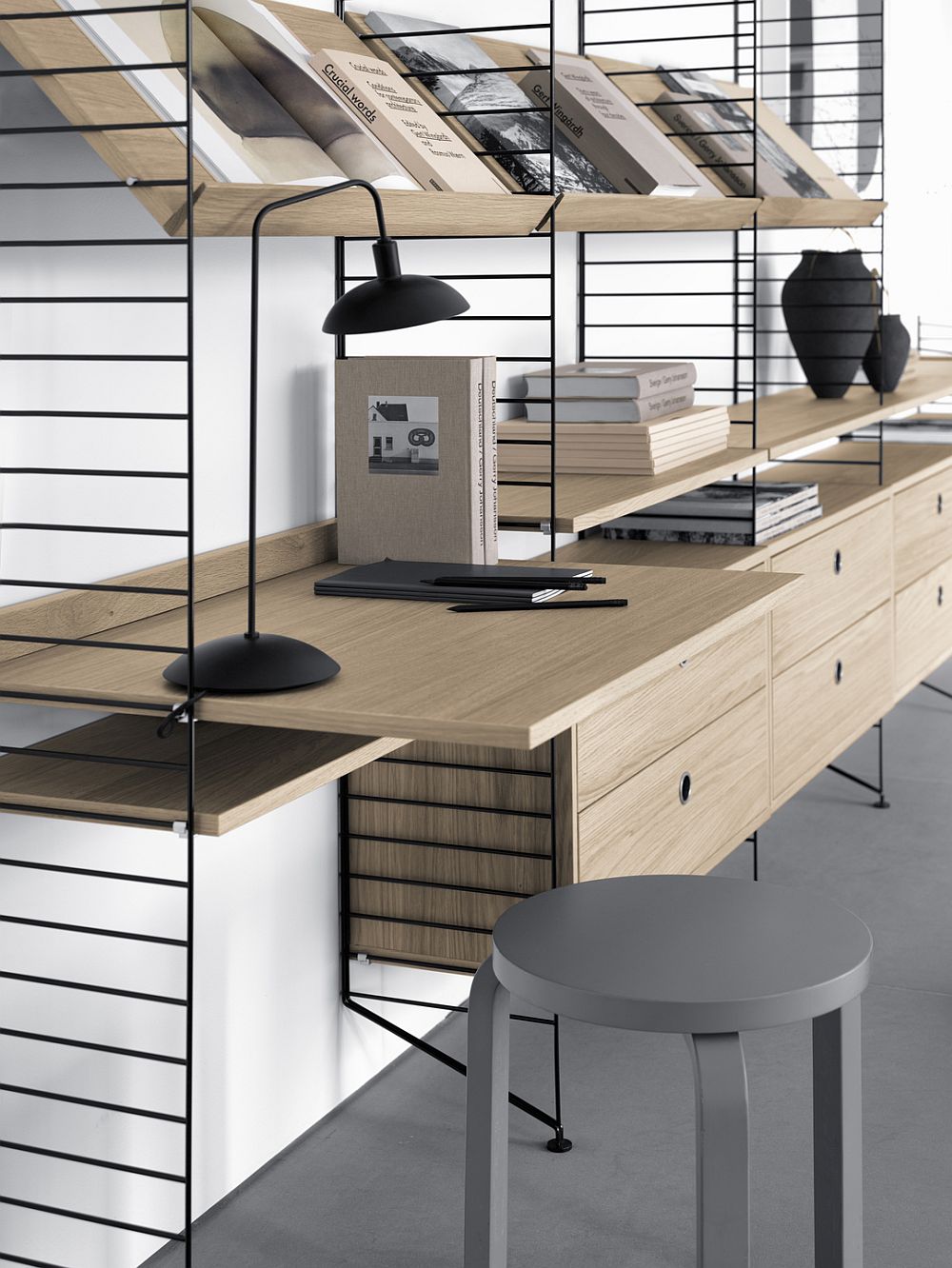 Perfect ergonomics meet Scandinavian simplicity with the String workspace
