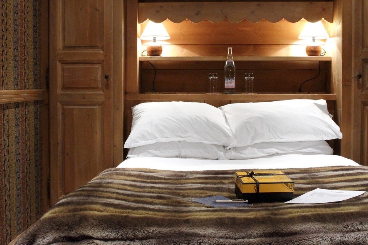 Private and luxurious bedroom at the chalet